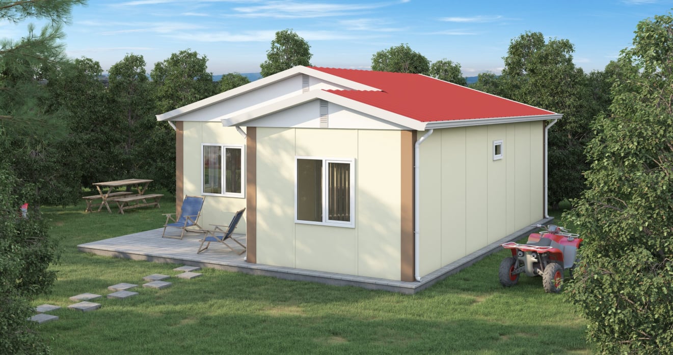 YP102 Tek Katlı Prefabrik Ev