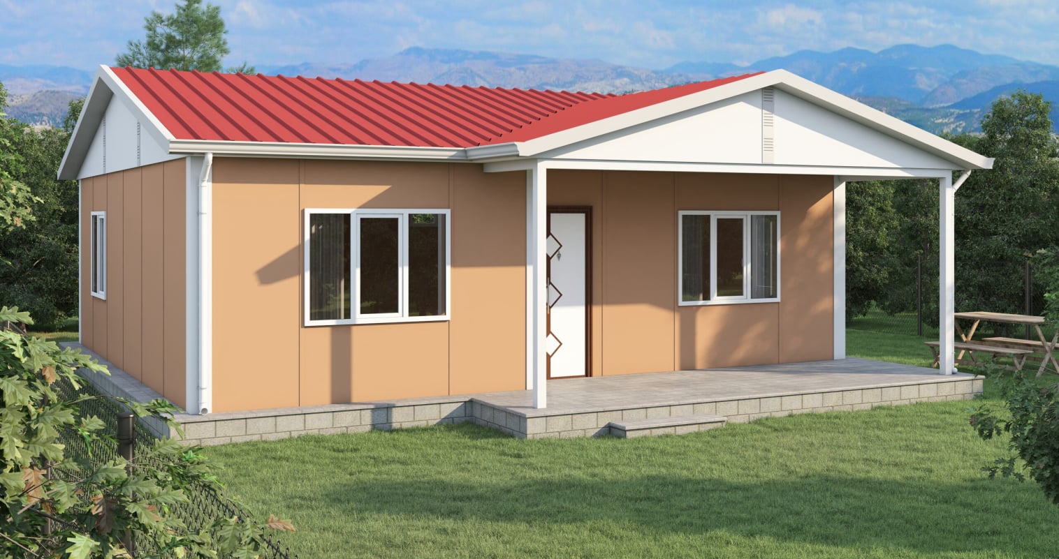 YP110 Tek Katlı Prefabrik Ev