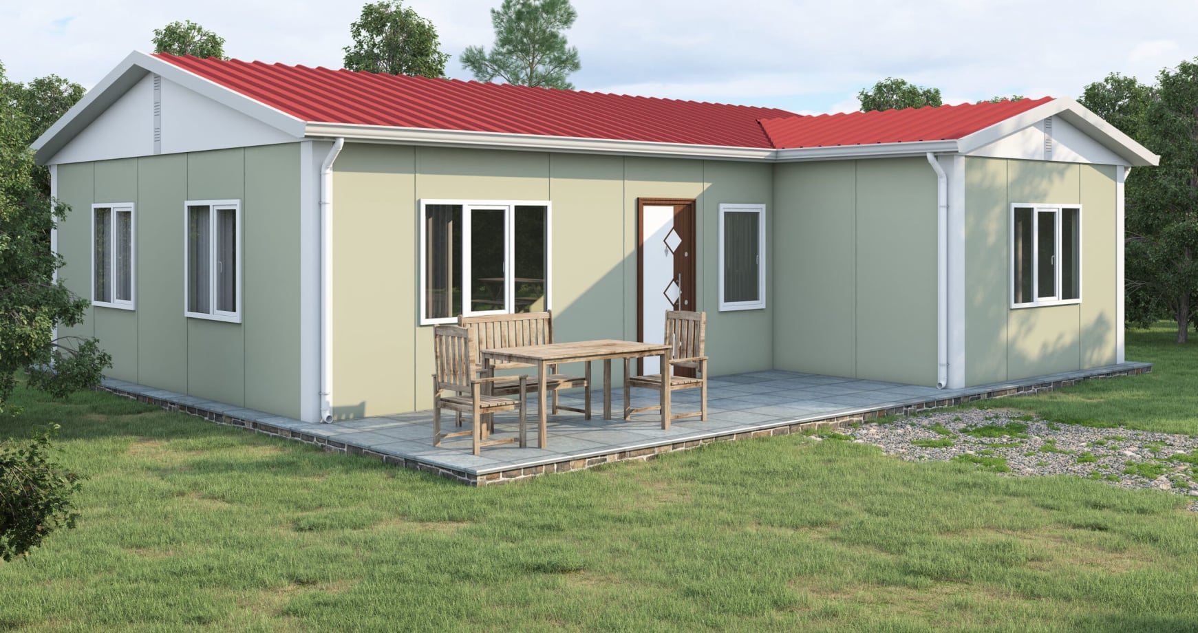 YP111 Tek Katlı Prefabrik Ev