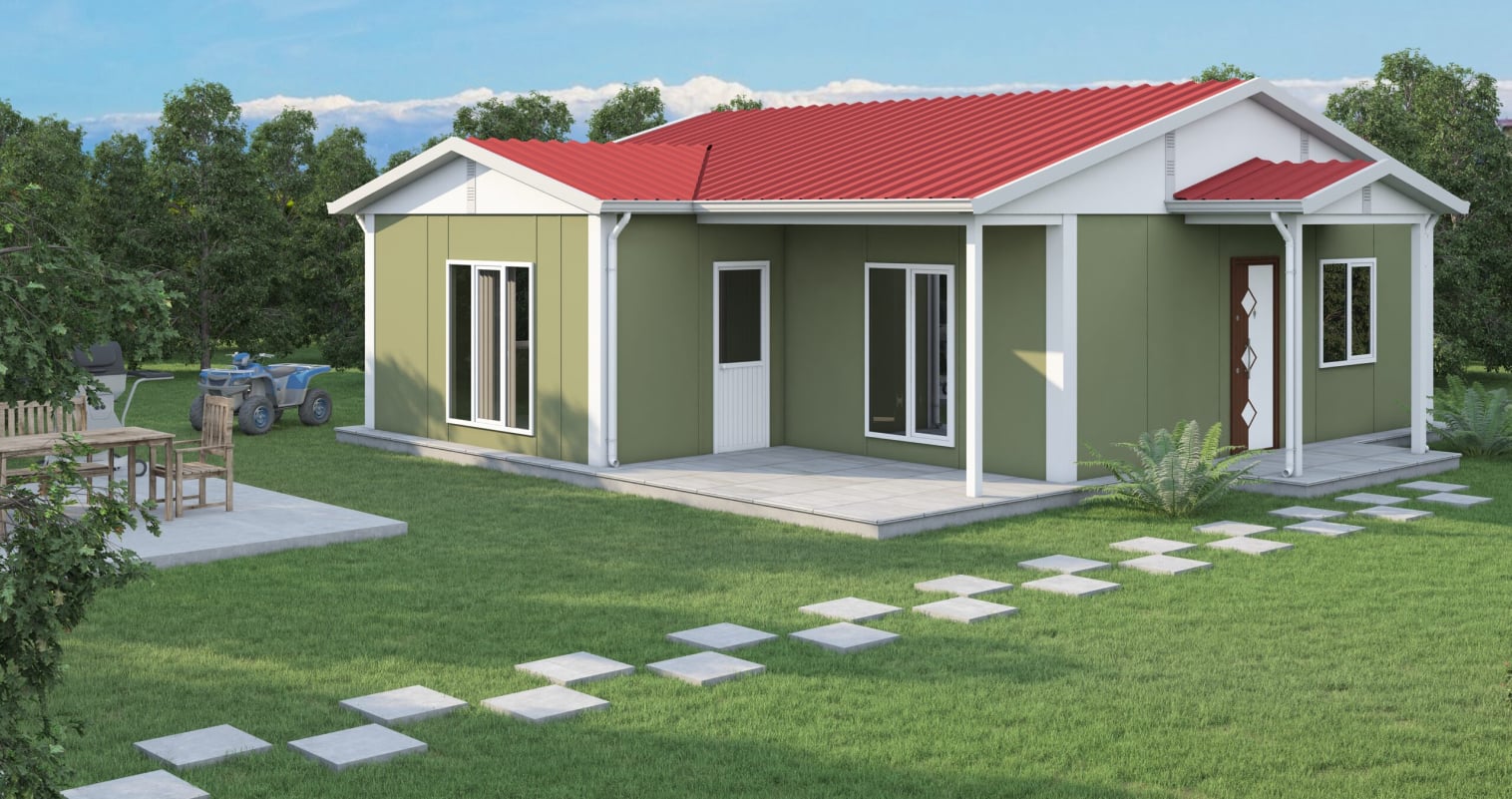 YP112 Tek Katlı Prefabrik Ev