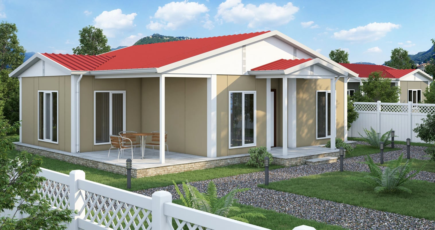 YP114 Tek Katlı Prefabrik Ev
