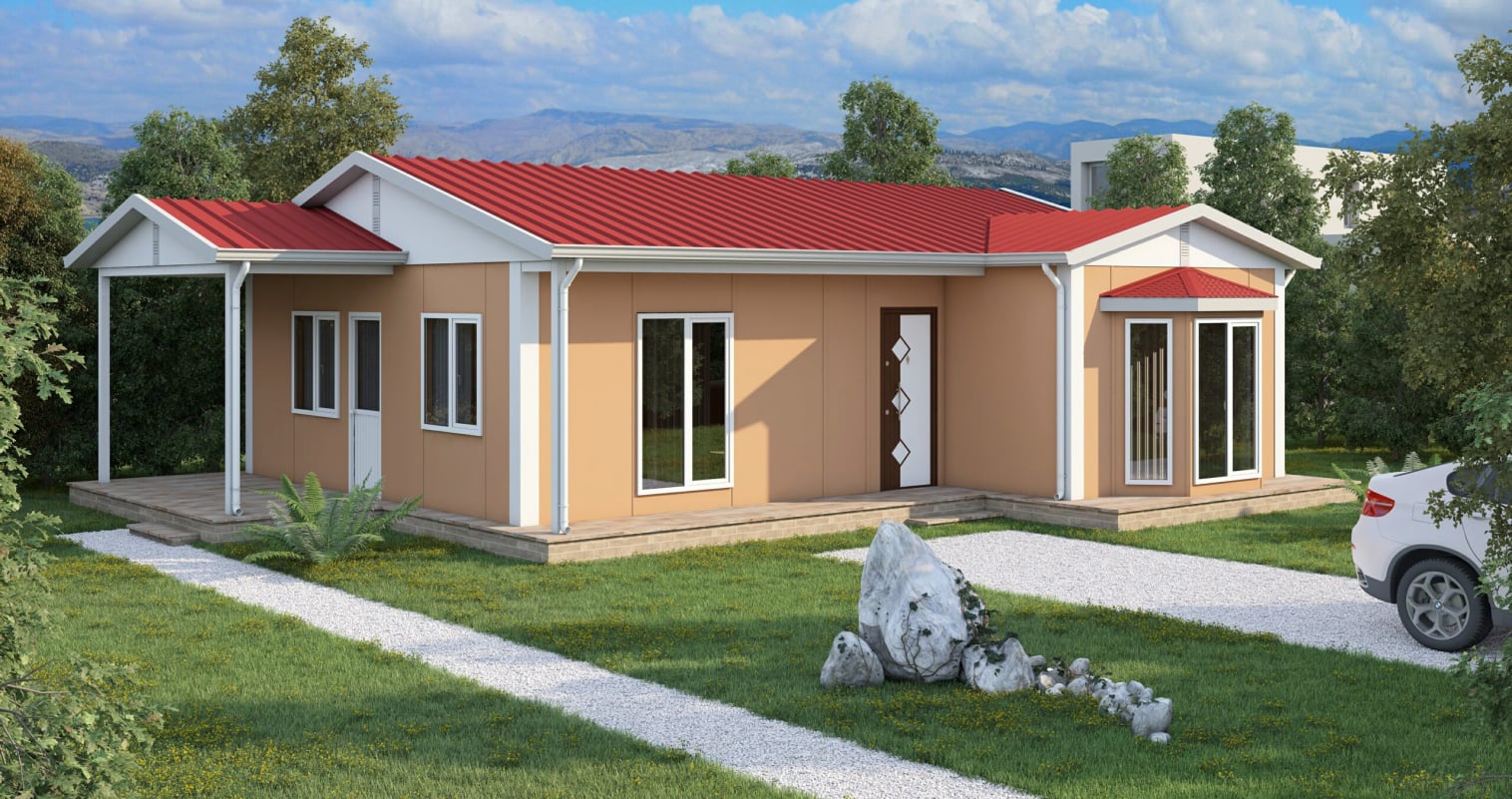 YP115 Tek Katlı Prefabrik Ev