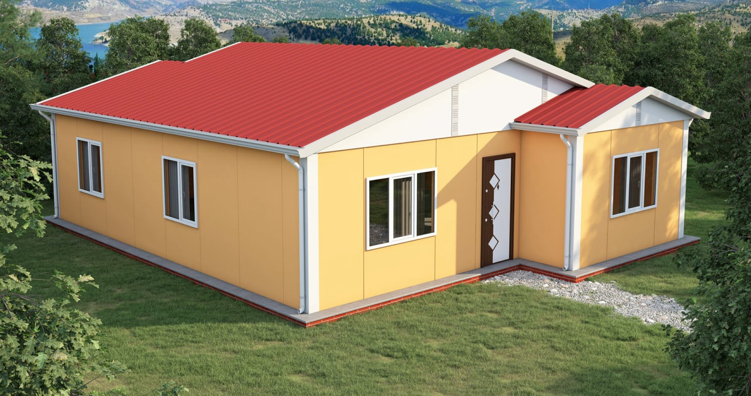 YP119 Tek Katlı Prefabrik Ev