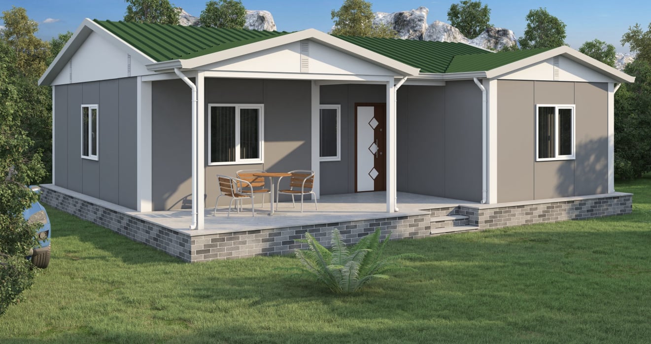 YP120 Tek Katlı Prefabrik Ev