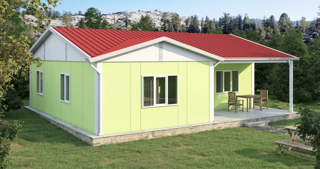 YP121 Tek Katlı Prefabrik Ev