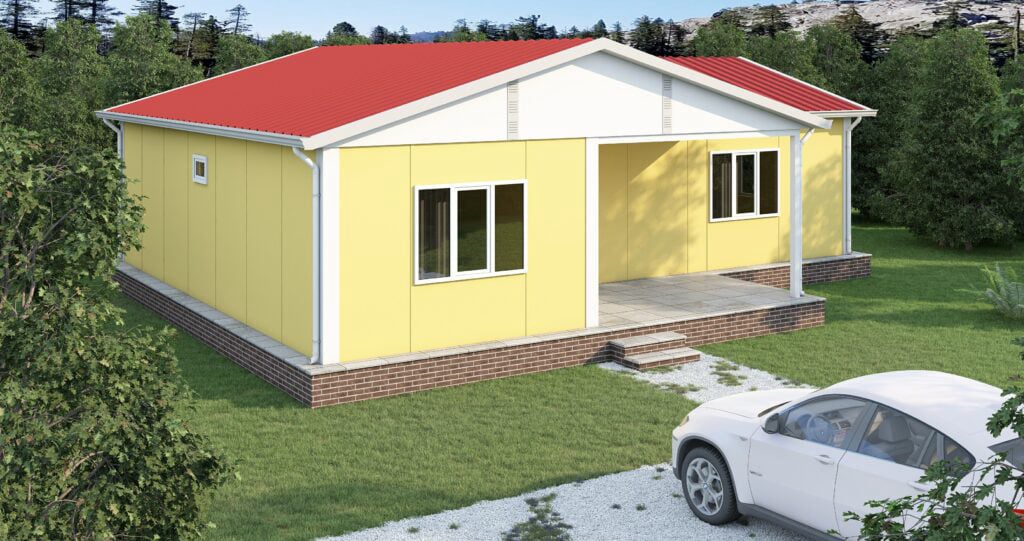YP122 Tek Katlı Prefabrik Ev