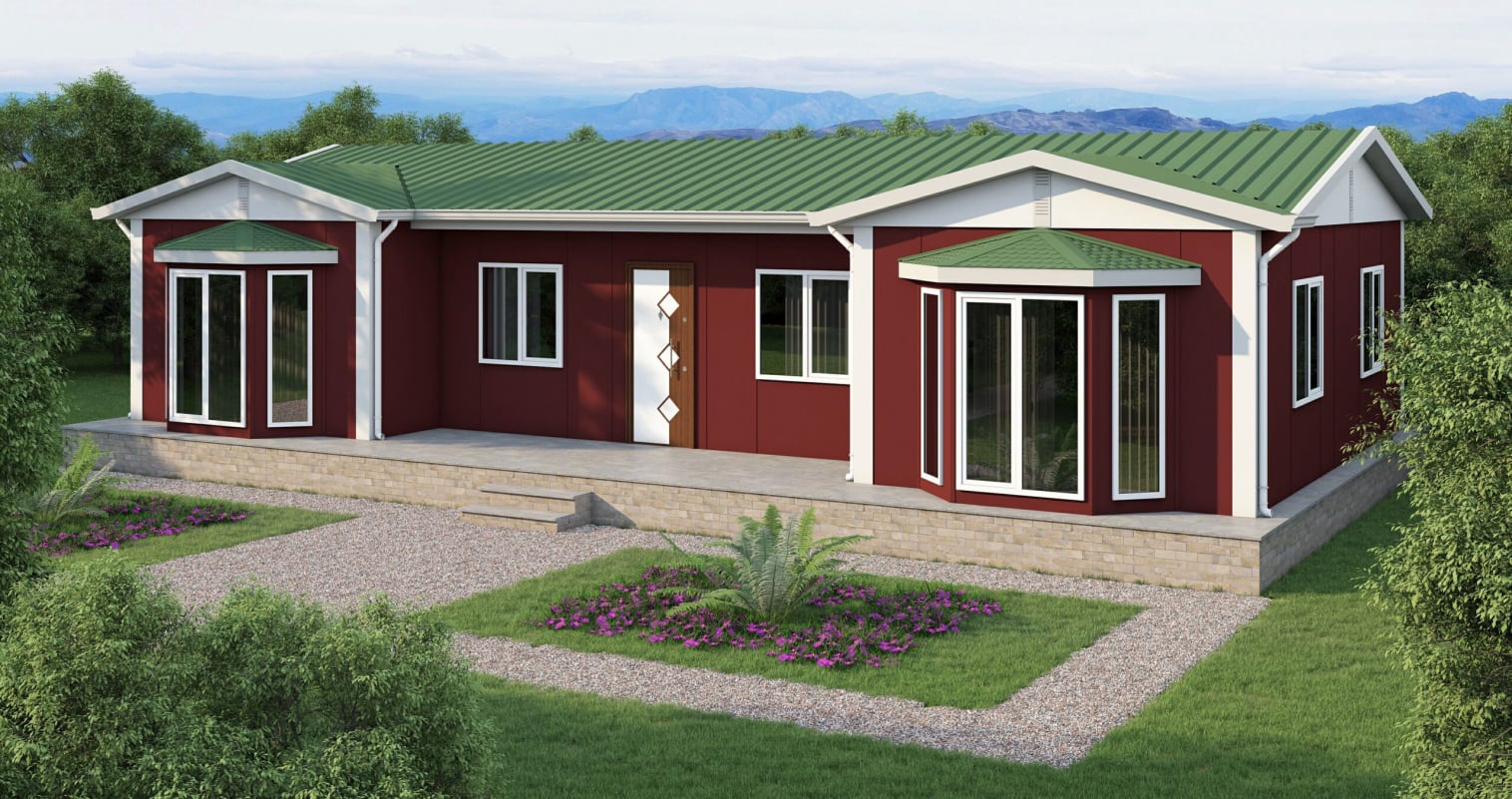 YP125 Tek Katlı Prefabrik Ev