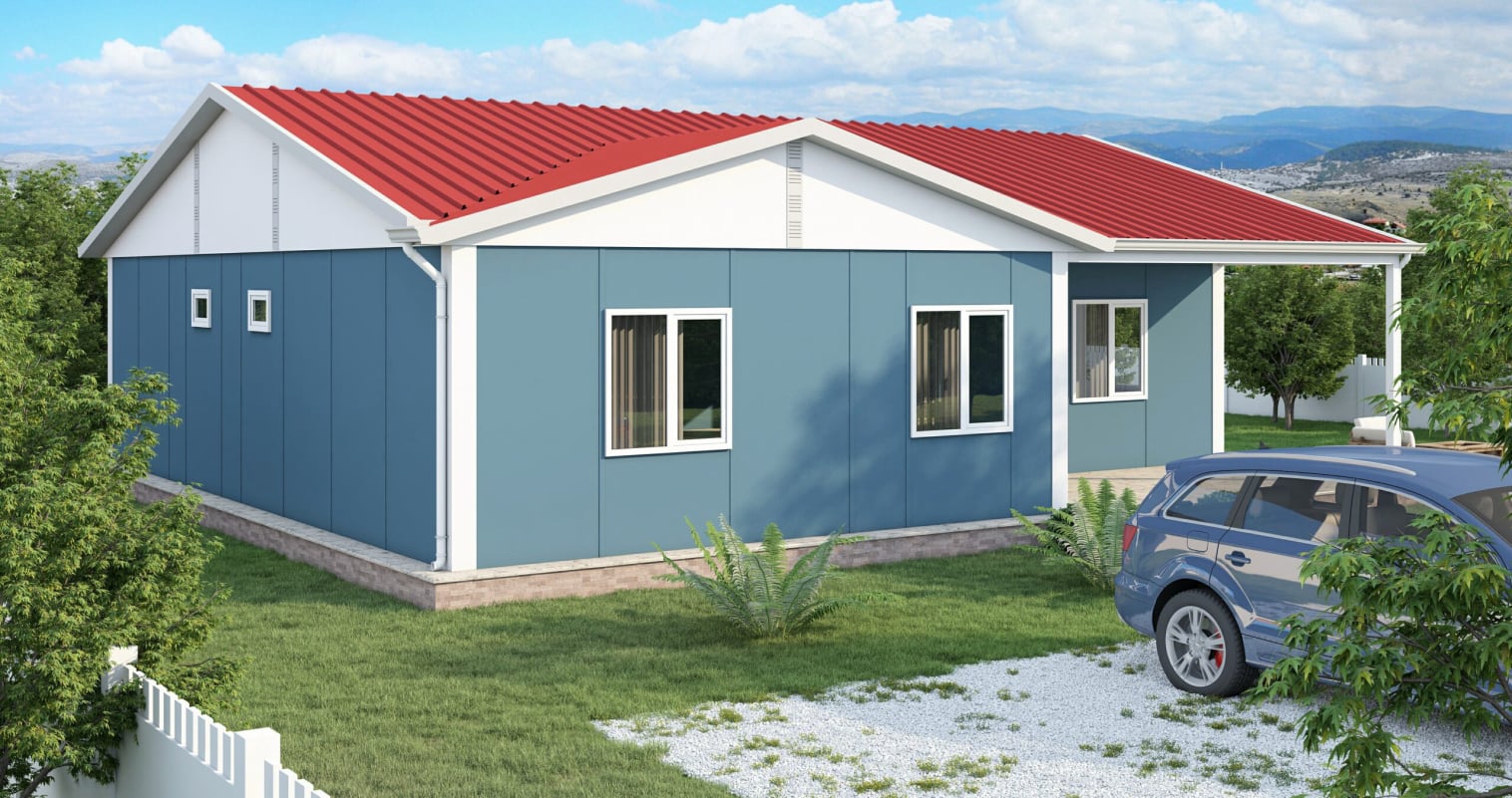 YP130 Tek Katlı Prefabrik Ev