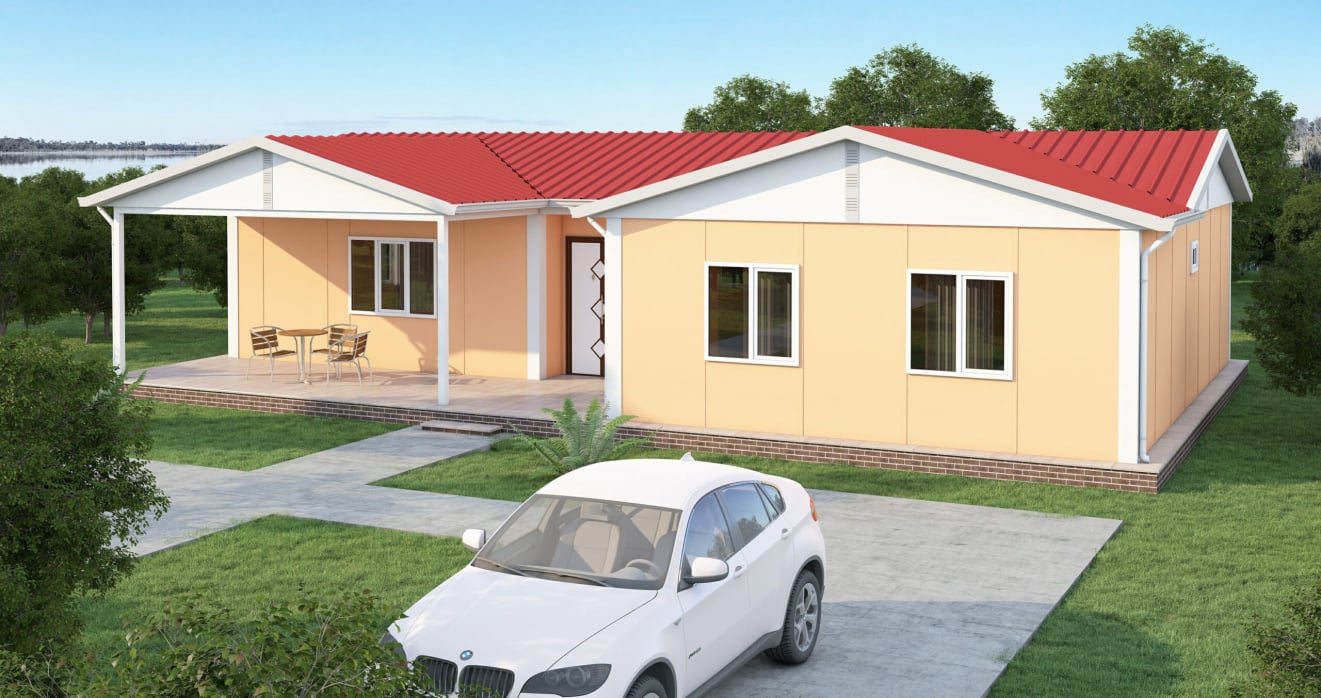 YP132 Tek Katlı Prefabrik Ev