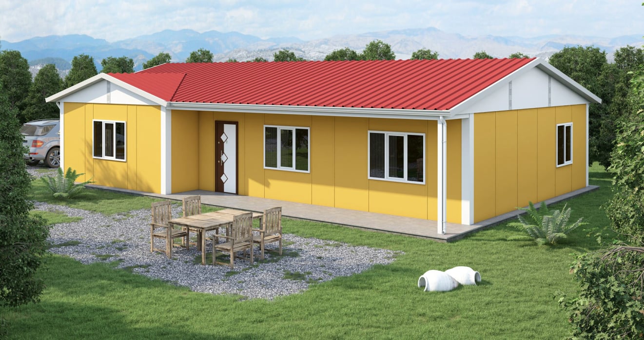 YP133 Tek Katlı Prefabrik Ev