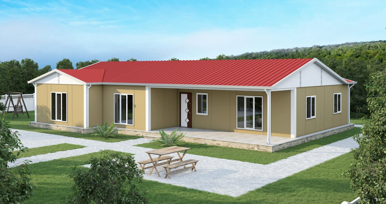 YP135 Tek Katlı Prefabrik Ev